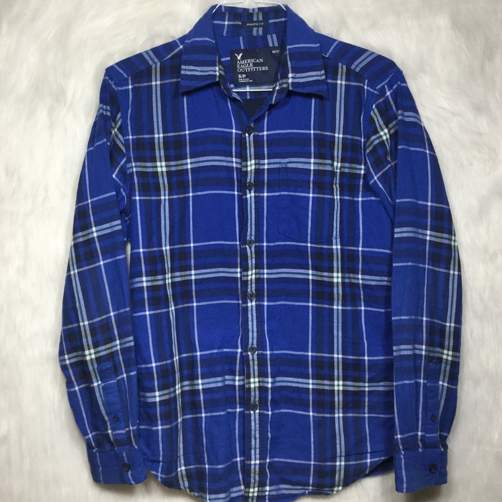 [American Eagle] Blue Flannel